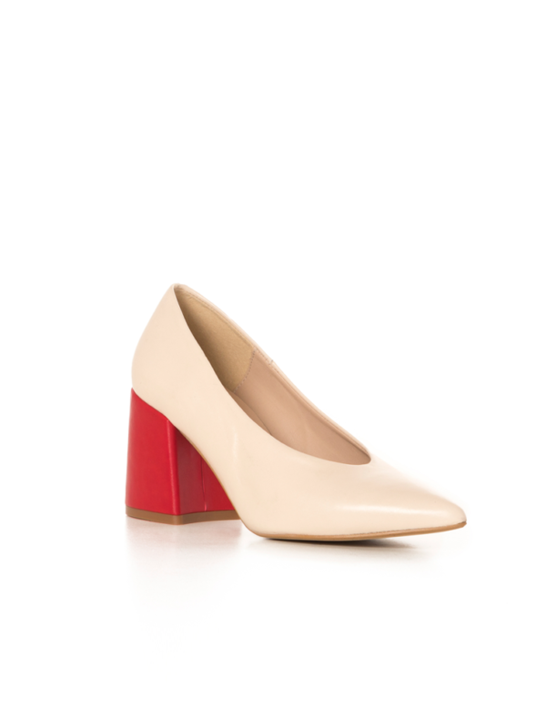 The Anna red shoes - Nina Hauzer | Luxury Leather goods